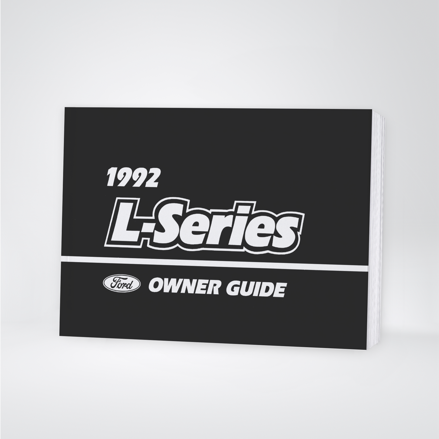 1992 Ford L-Series Owner's Manual | English