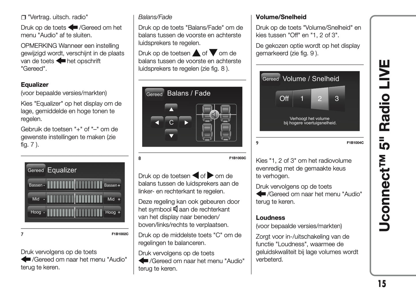 2017-2018 Abarth 500/595/695 Uconnect 5.0 Radio Infotainment Manual | Dutch