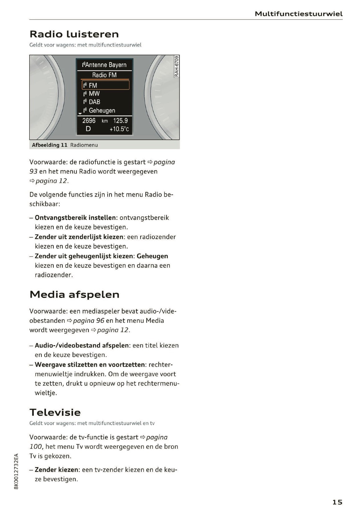 2015-2016 Audi A5 MMI Navigatie Plus Handleiding | Nederlands