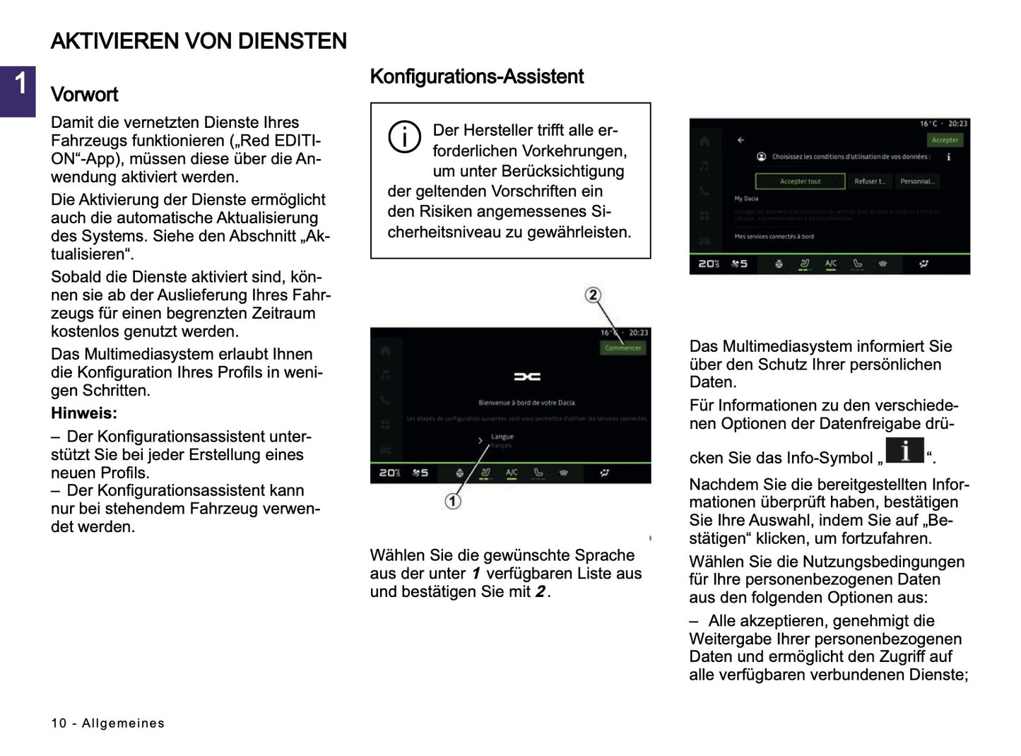 2024-2025 Dacia Media Nav Live Infotainment Manual | German