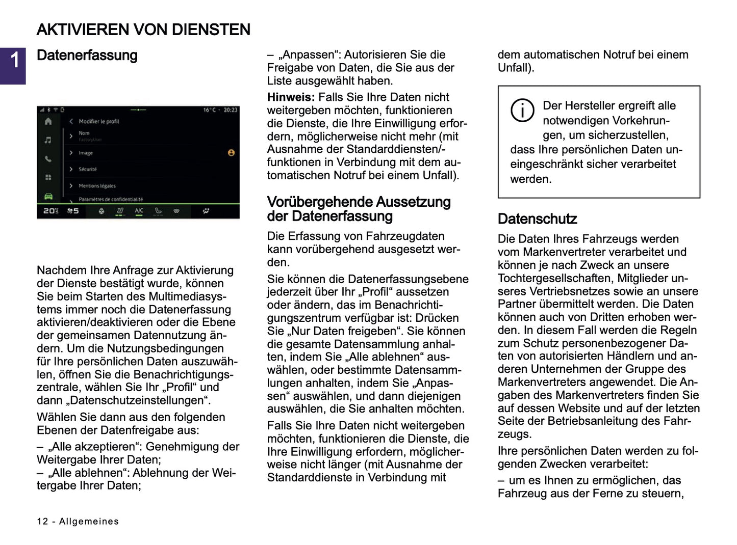 2024-2025 Dacia Media Nav Live Infotainment Manual | German
