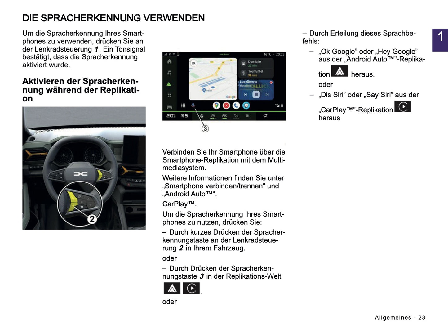 2024-2025 Dacia Media Nav Live Infotainment Manual | German