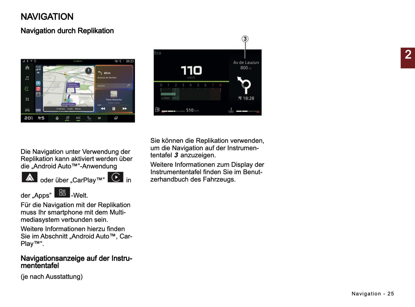 2024-2025 Dacia Media Nav Live Infotainment Manual | German