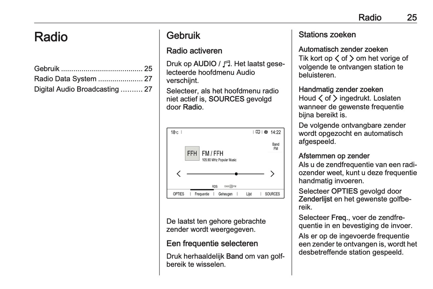 2022-2023 Opel Mokka Infotainment Handleiding | Nederlands