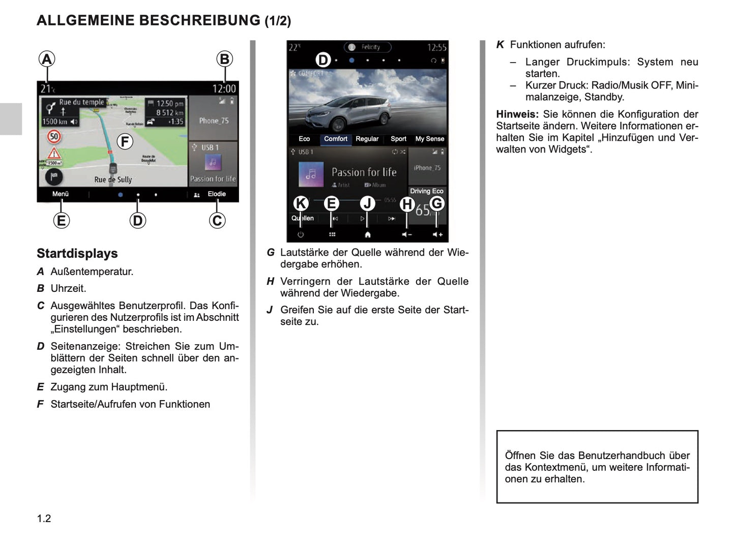 2023-2024 Renault Easy Link Infotainment Anleitung | Deutsch