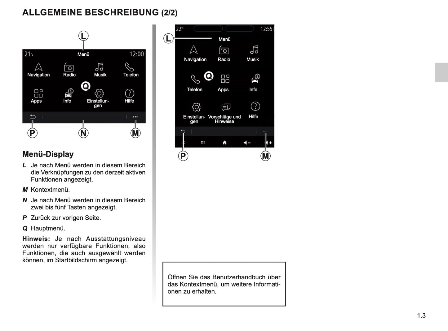 2023-2024 Renault Easy Link Infotainment Anleitung | Deutsch