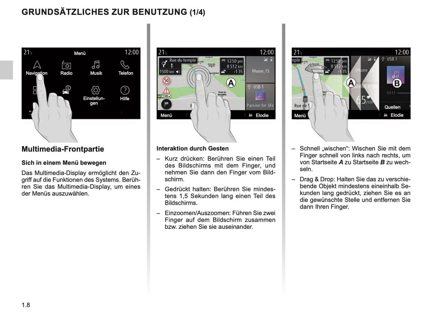 2023-2024 Renault Easy Link Infotainment Anleitung | Deutsch