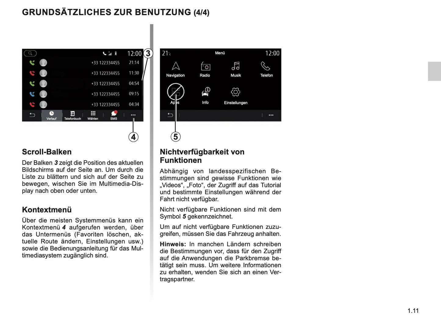 2023-2024 Renault Easy Link Infotainment Anleitung | Deutsch