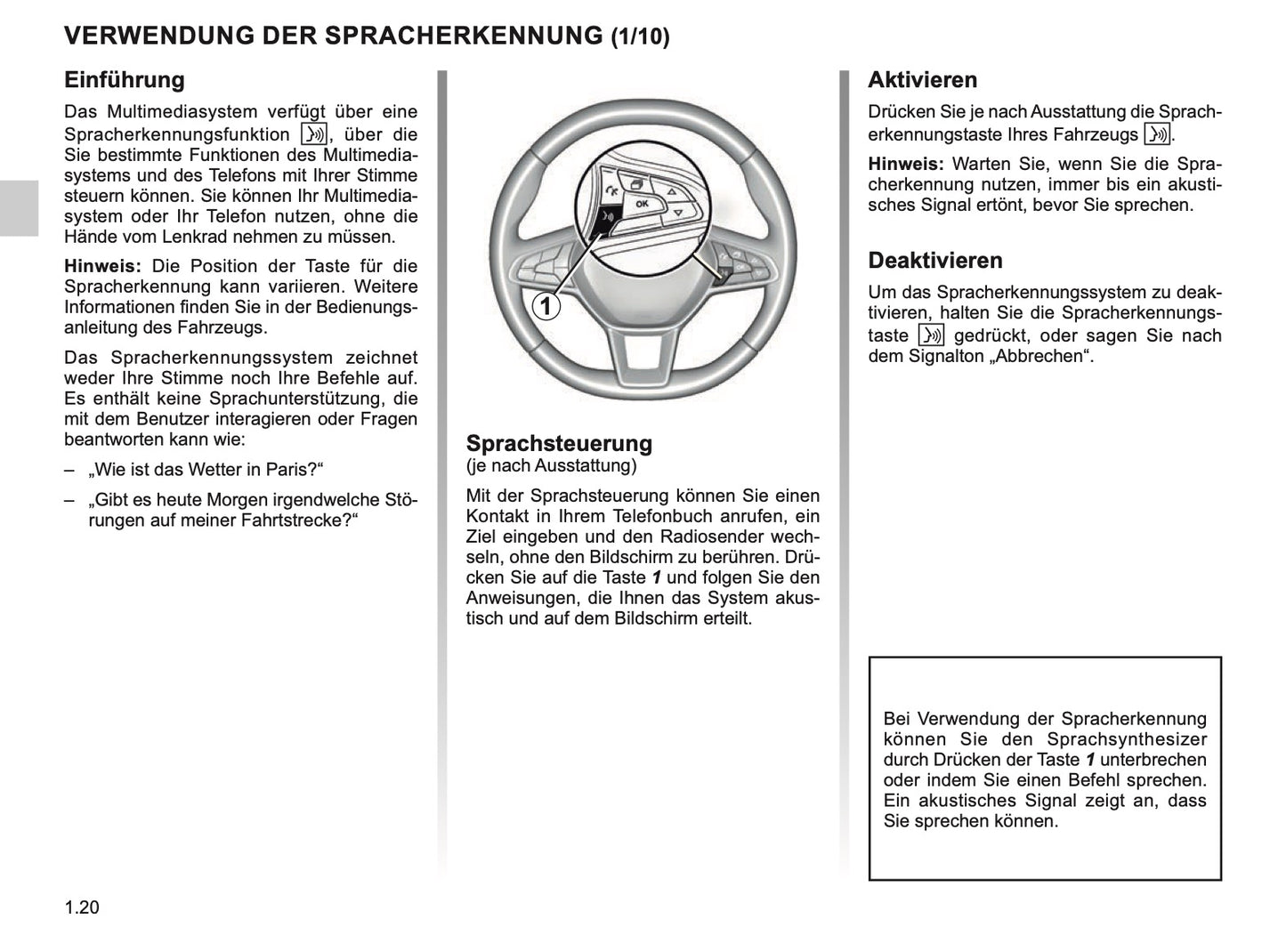 2023-2024 Renault Easy Link Infotainment Anleitung | Deutsch