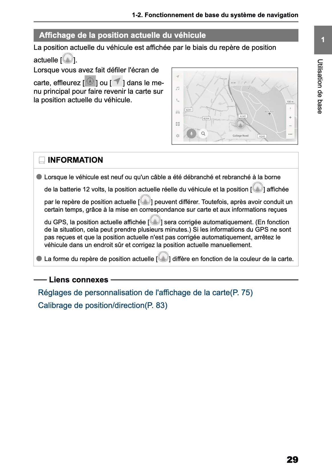 2025-2026 Toyota Aygo X Navigation Manual | French