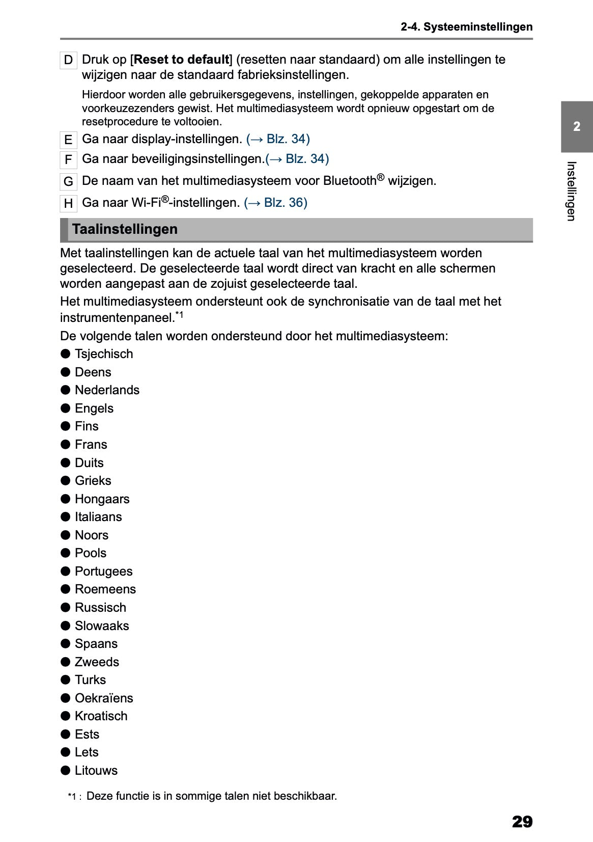 2025-2026 Toyota Yaris Hybrid Multimedia Manual | Dutch