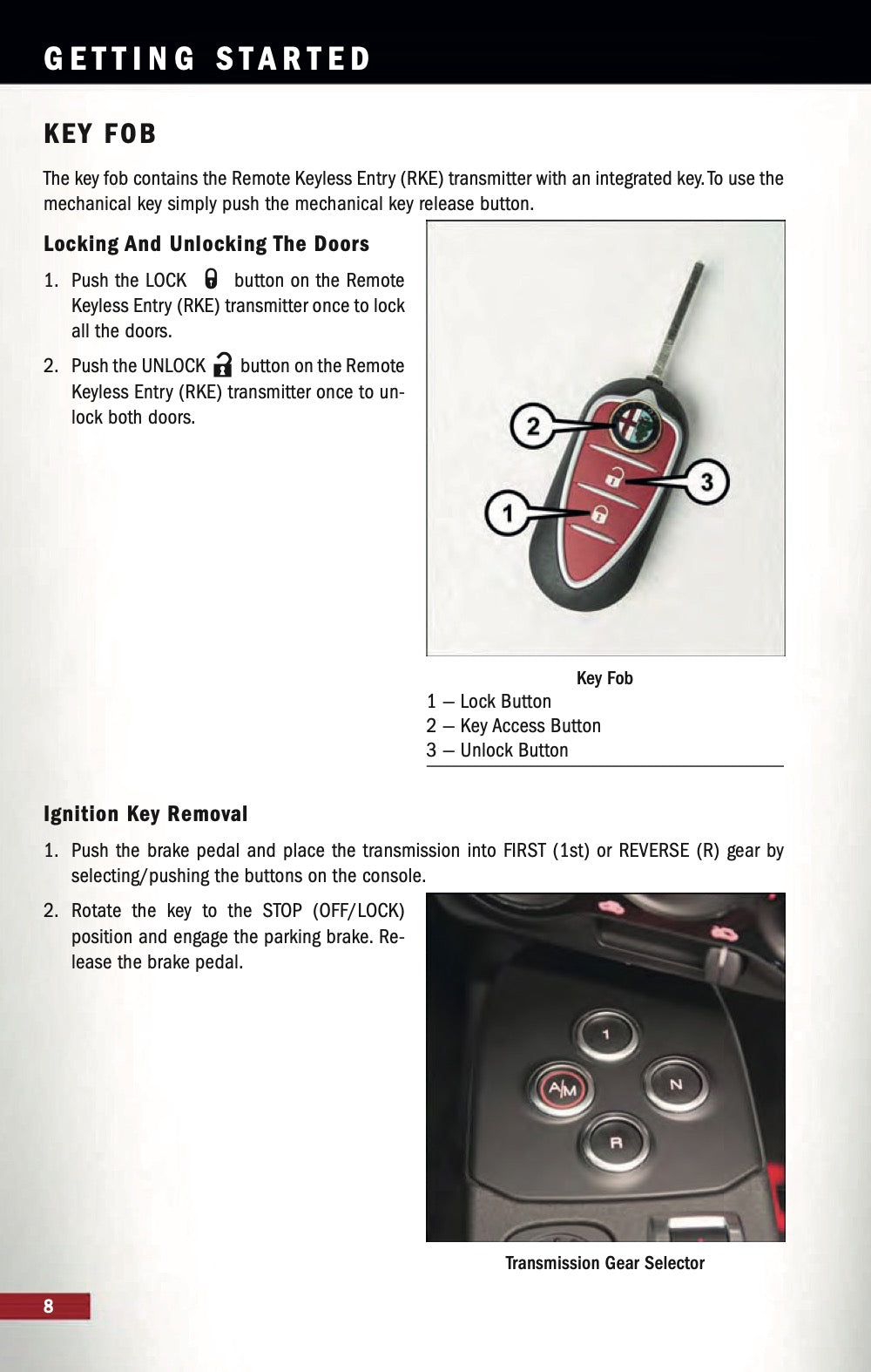2015 Alfa Romeo 4C Owner's Manual | English
