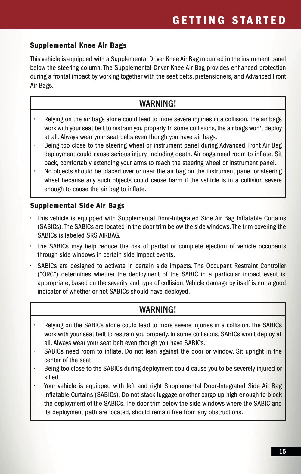 2015 Alfa Romeo 4C Owner's Manual | English