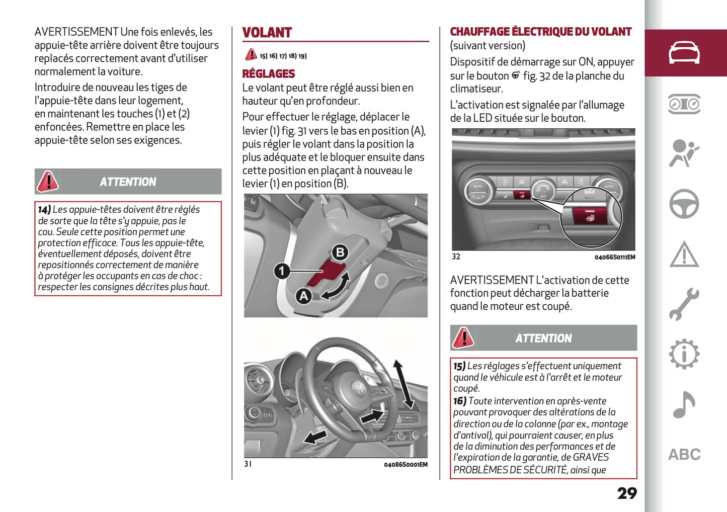 2026 Alfa Romeo Giulia Manuel du propriétaire | Français
