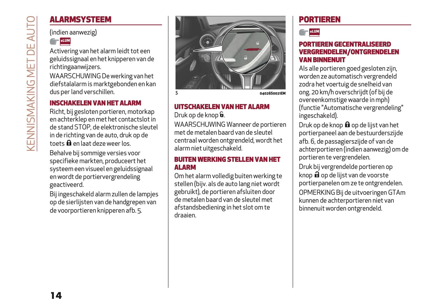 2021-2025 Alfa Romeo Giulia GTA/GTAm Gebruikershandleiding | Nederlands