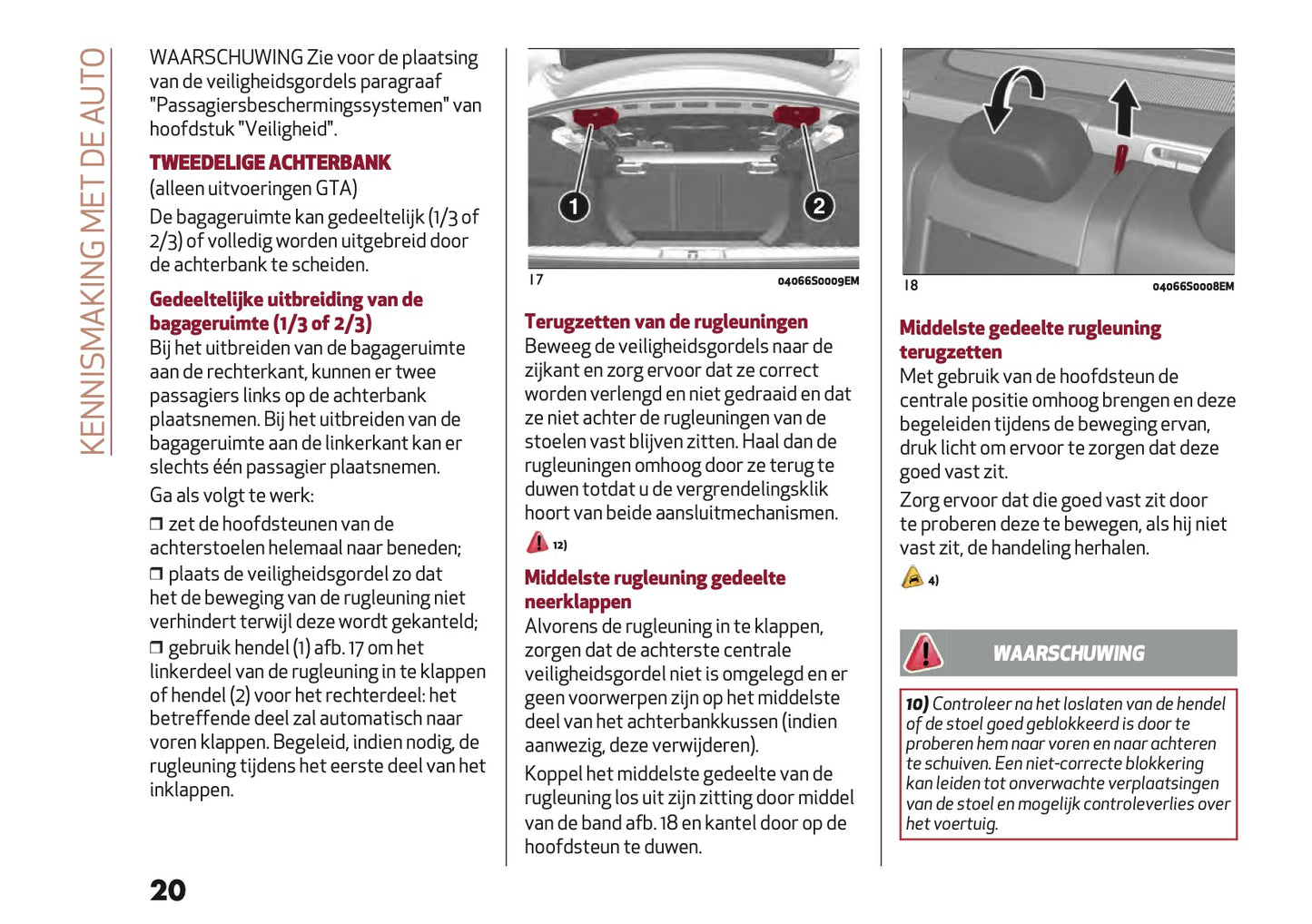 2021-2025 Alfa Romeo Giulia GTA/GTAm Gebruikershandleiding | Nederlands