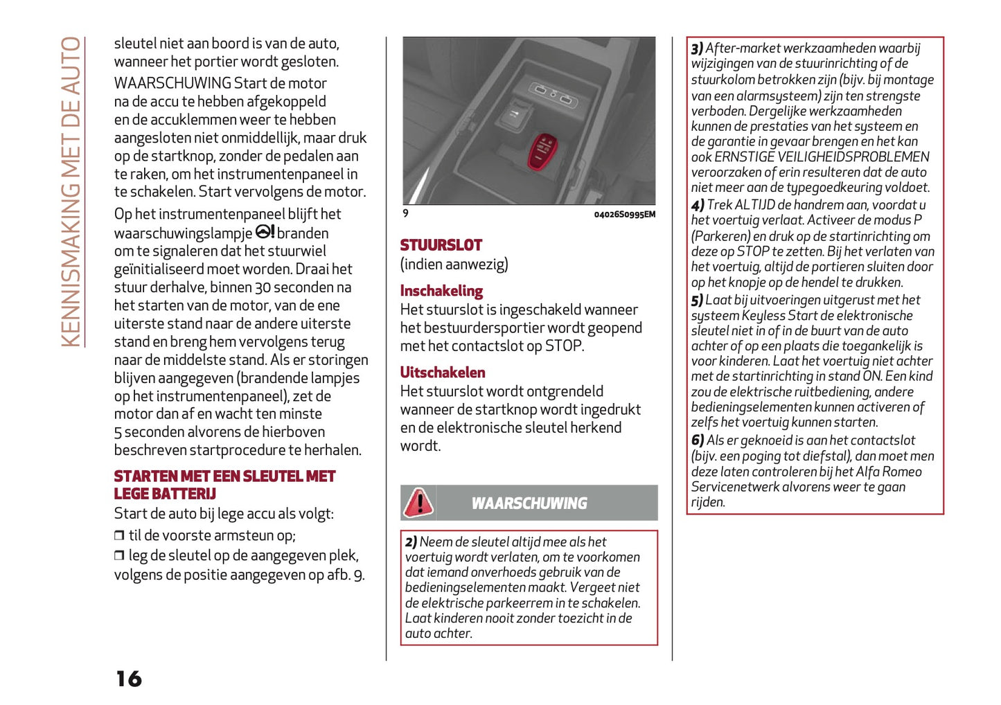 2024-2025 Alfa Romeo Giulia Owner's Manual | Dutch