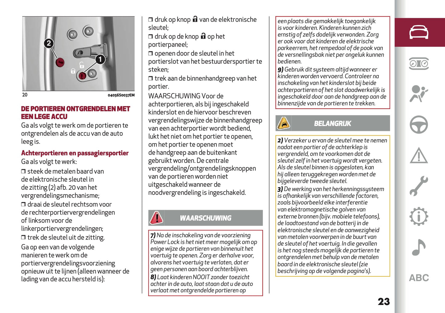 2024-2025 Alfa Romeo Giulia Owner's Manual | Dutch