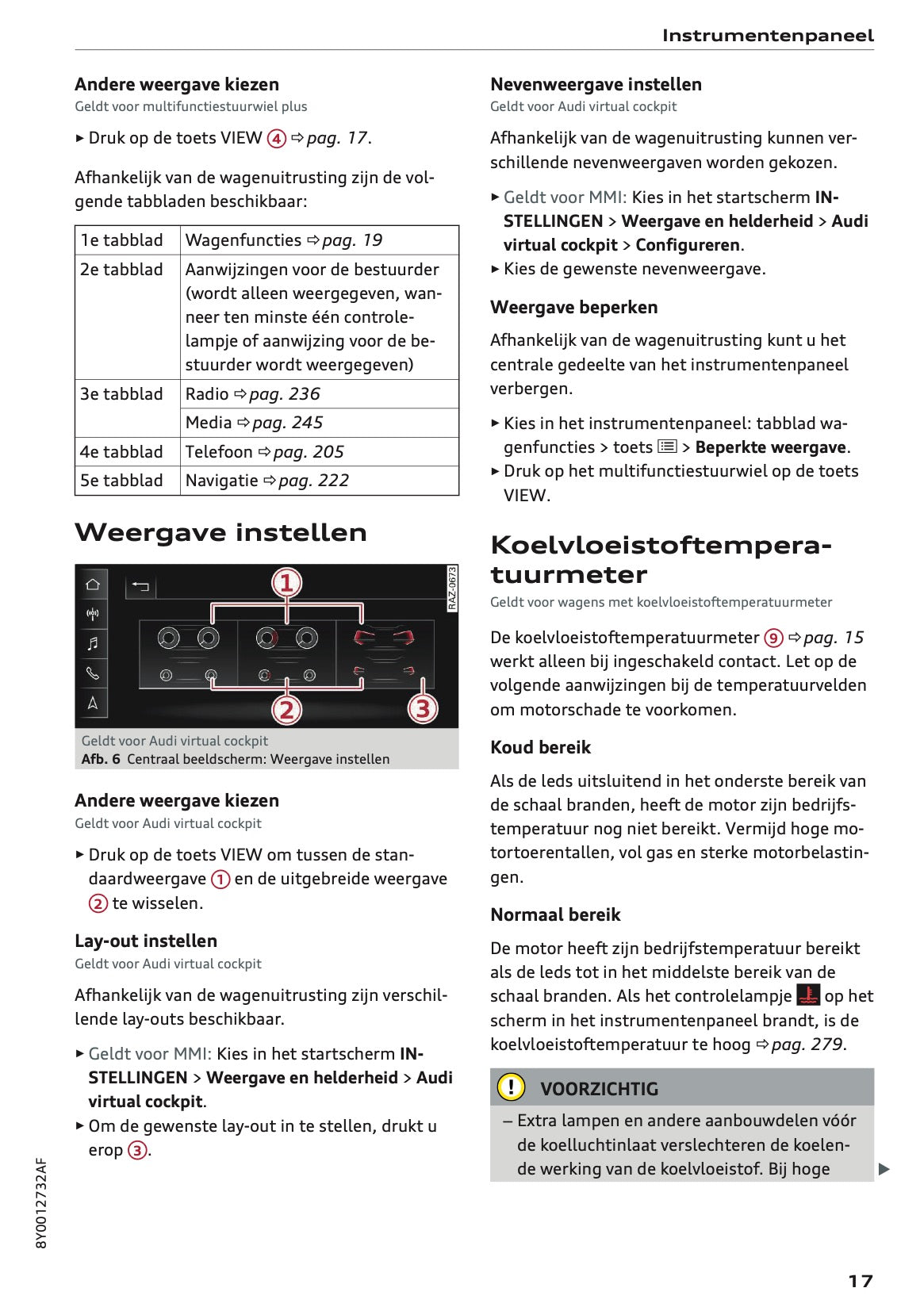 2021 Audi A3 Owner's Manual | Dutch