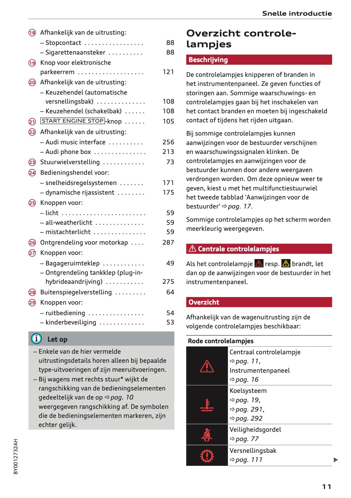 2022 Audi A3 Owner's Manual | Dutch