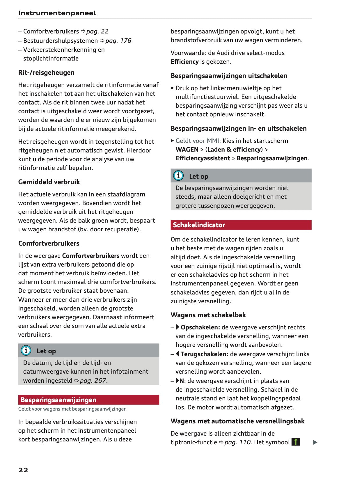 2022 Audi A3 Owner's Manual | Dutch