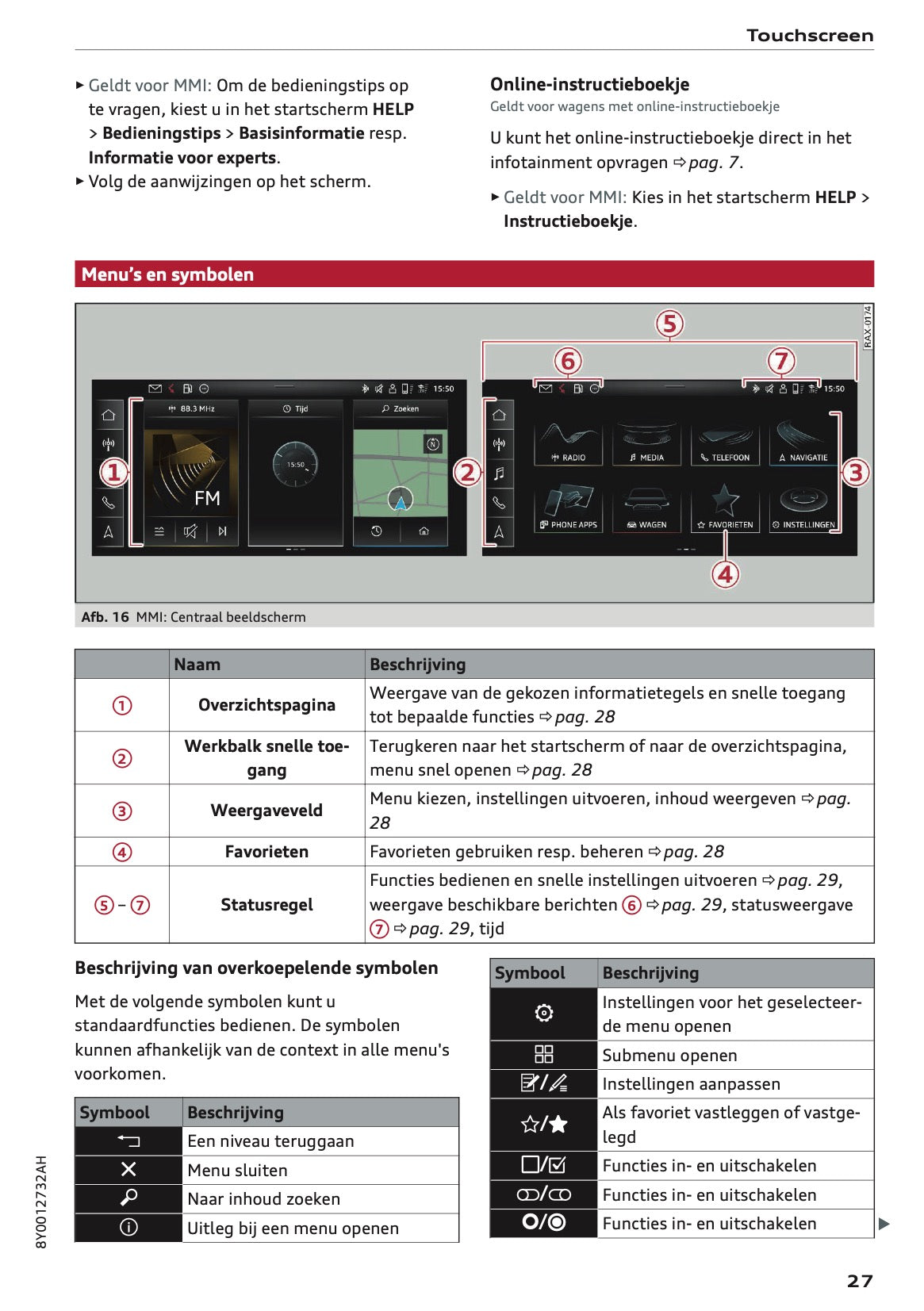 2022 Audi A3 Owner's Manual | Dutch