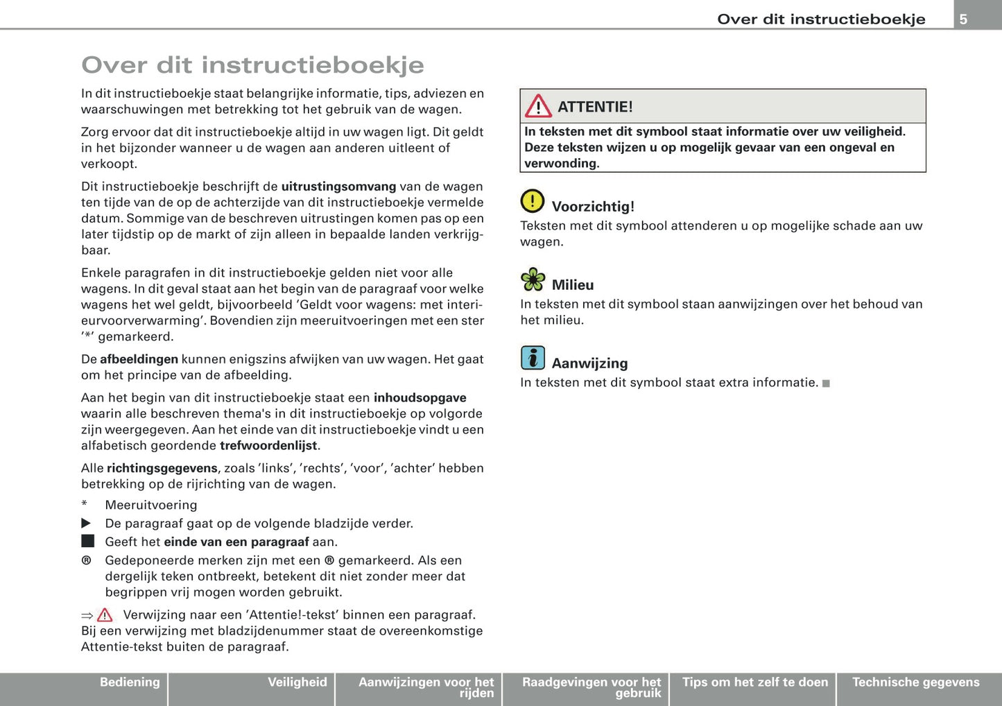 2007-2008 Audi A4 Cabriolet Gebruikershandleiding | Nederlands