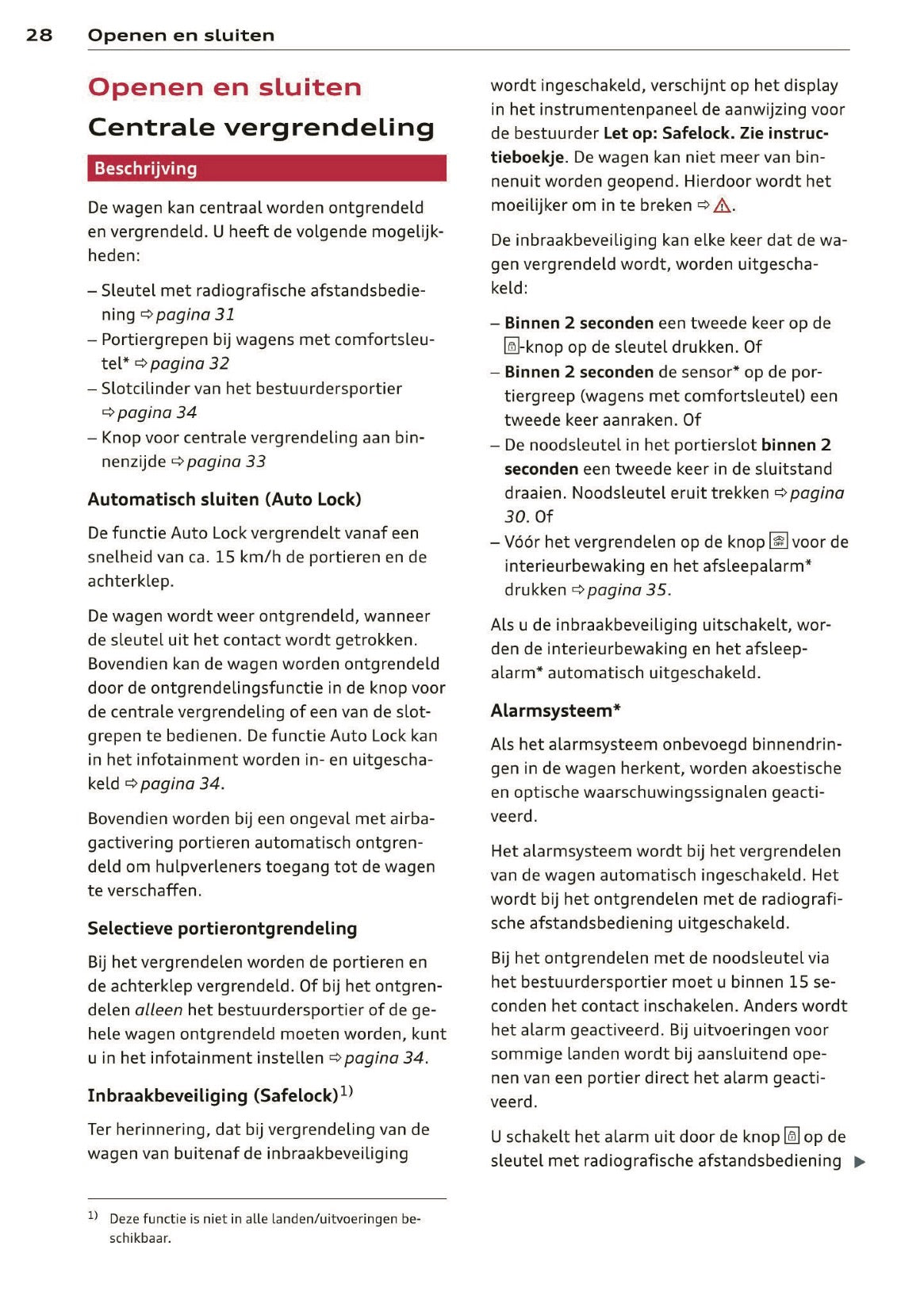 2014 Audi A5/S5 Owner's Manual | Dutch