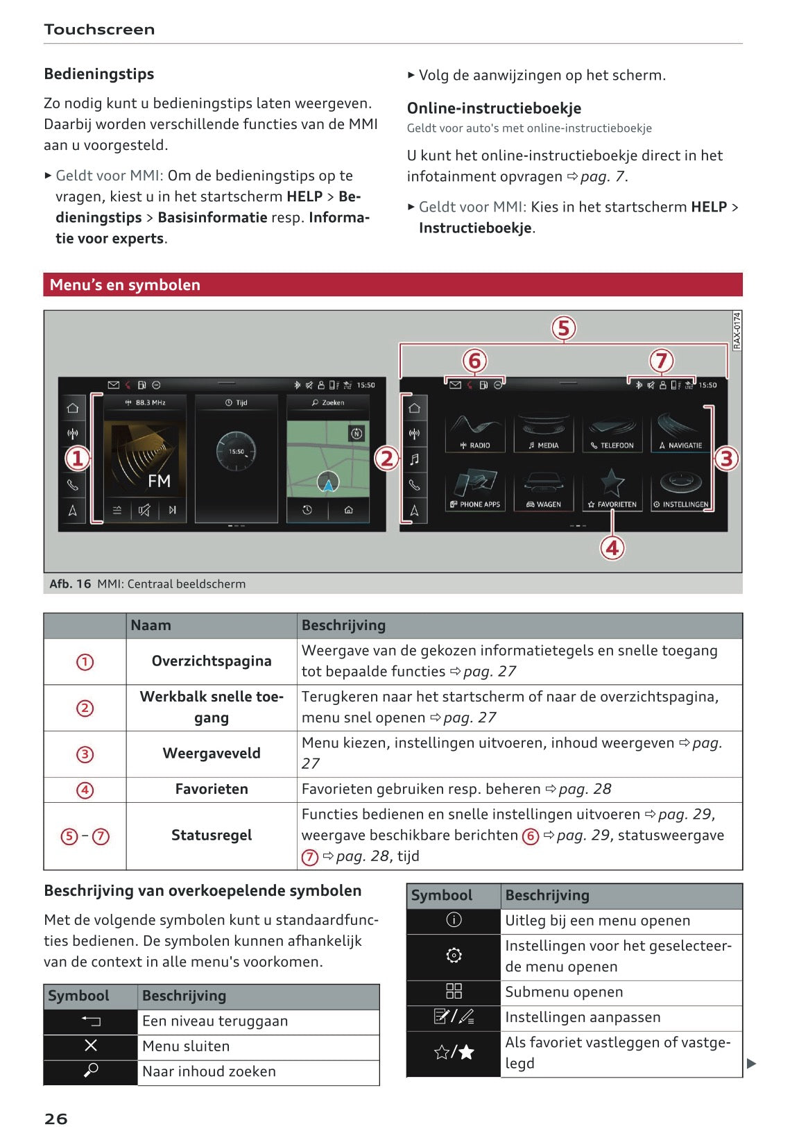 2023 Audi Q3/Q3 Sportback/RS Q3 Owner's Manual | Dutch