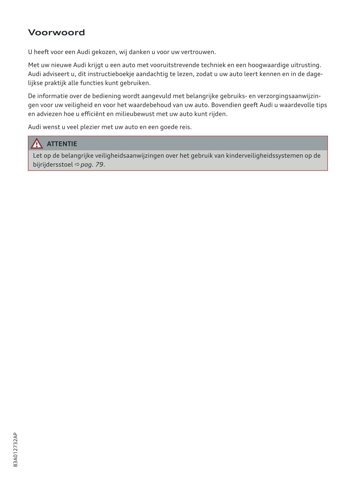 2023 Audi Q3/Q3 Sportback/RS Q3 Owner's Manual | Dutch