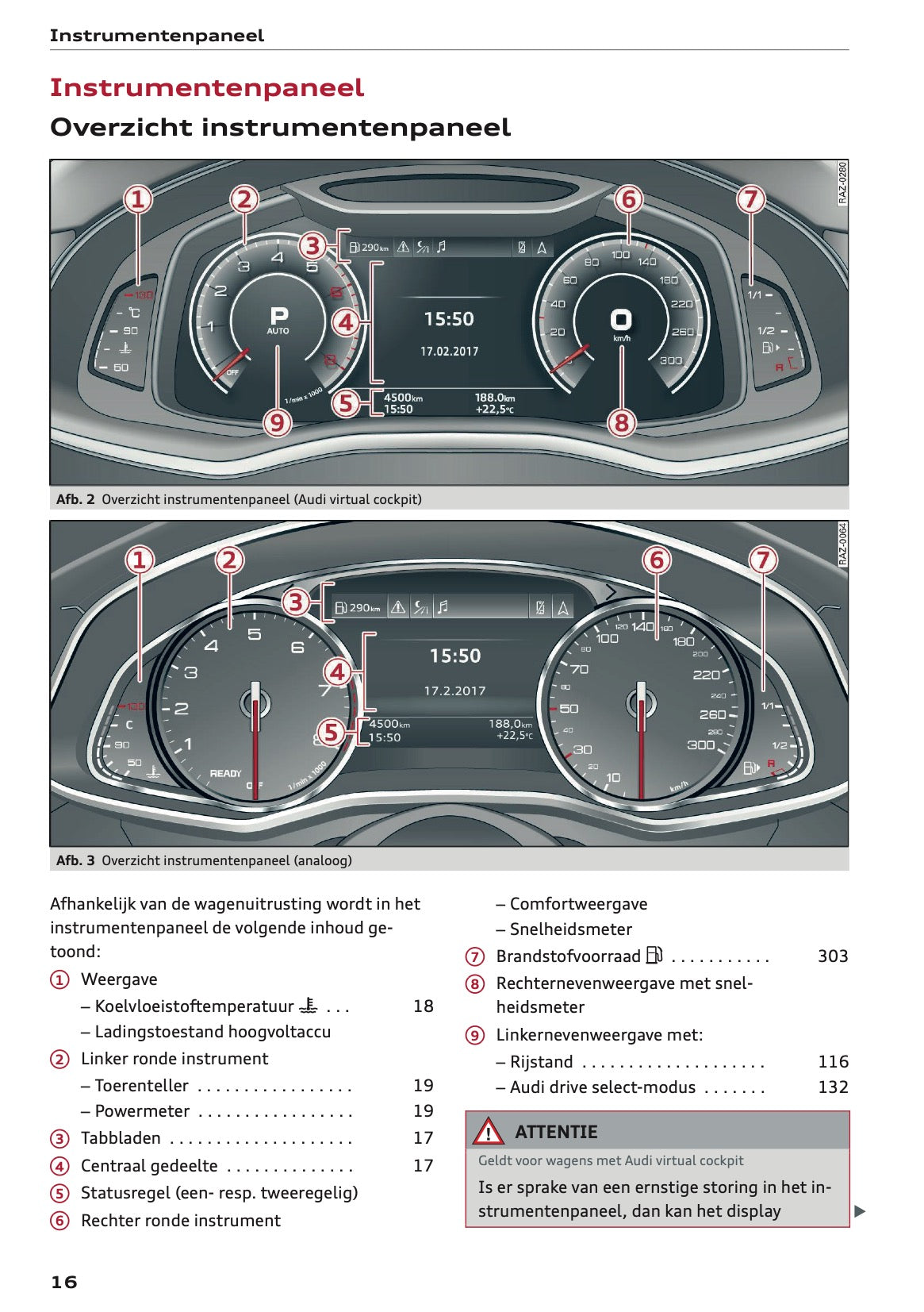 2020-2021 Audi Q7 Owner's Manual | Dutch