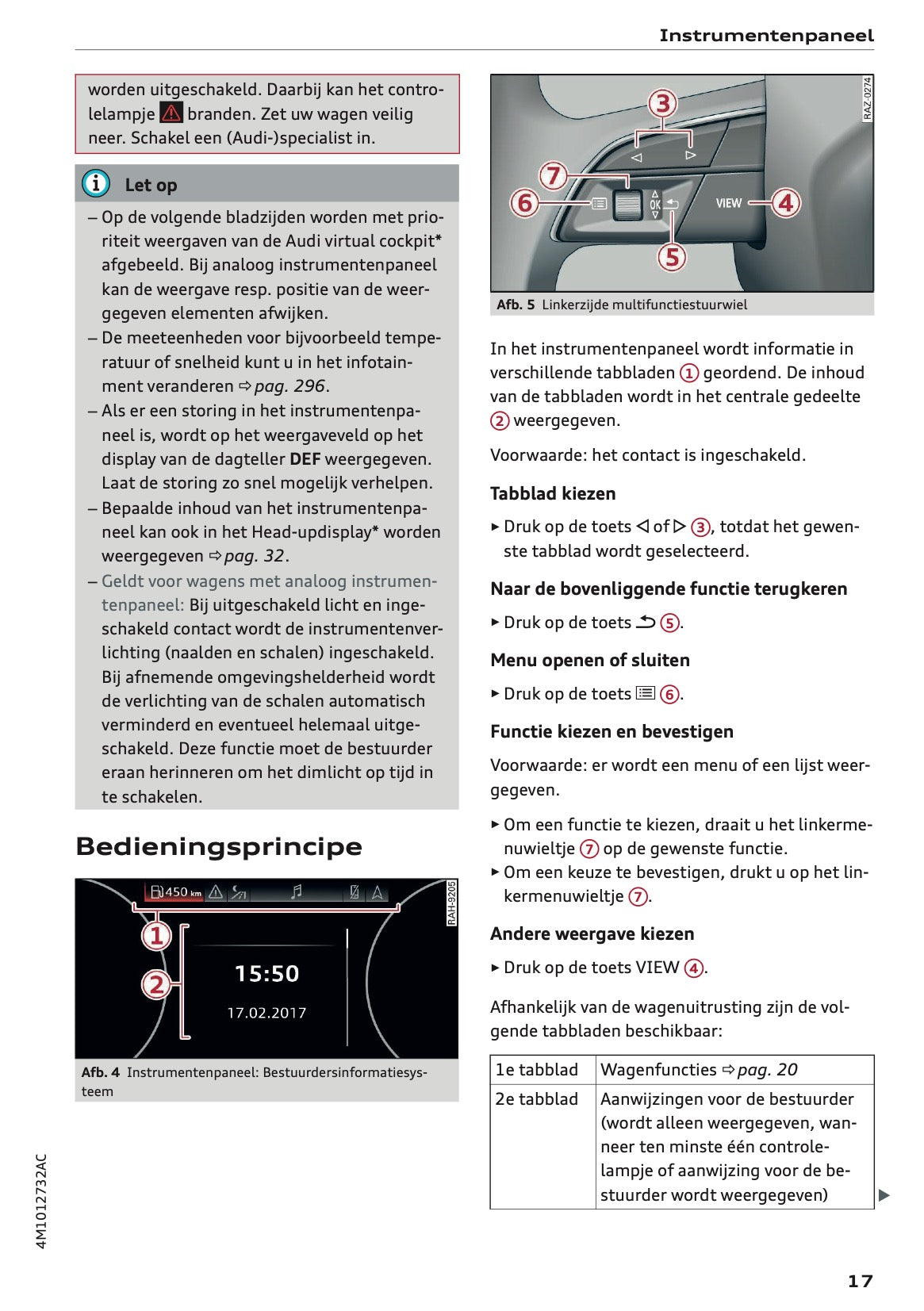 2020-2021 Audi Q7 Owner's Manual | Dutch