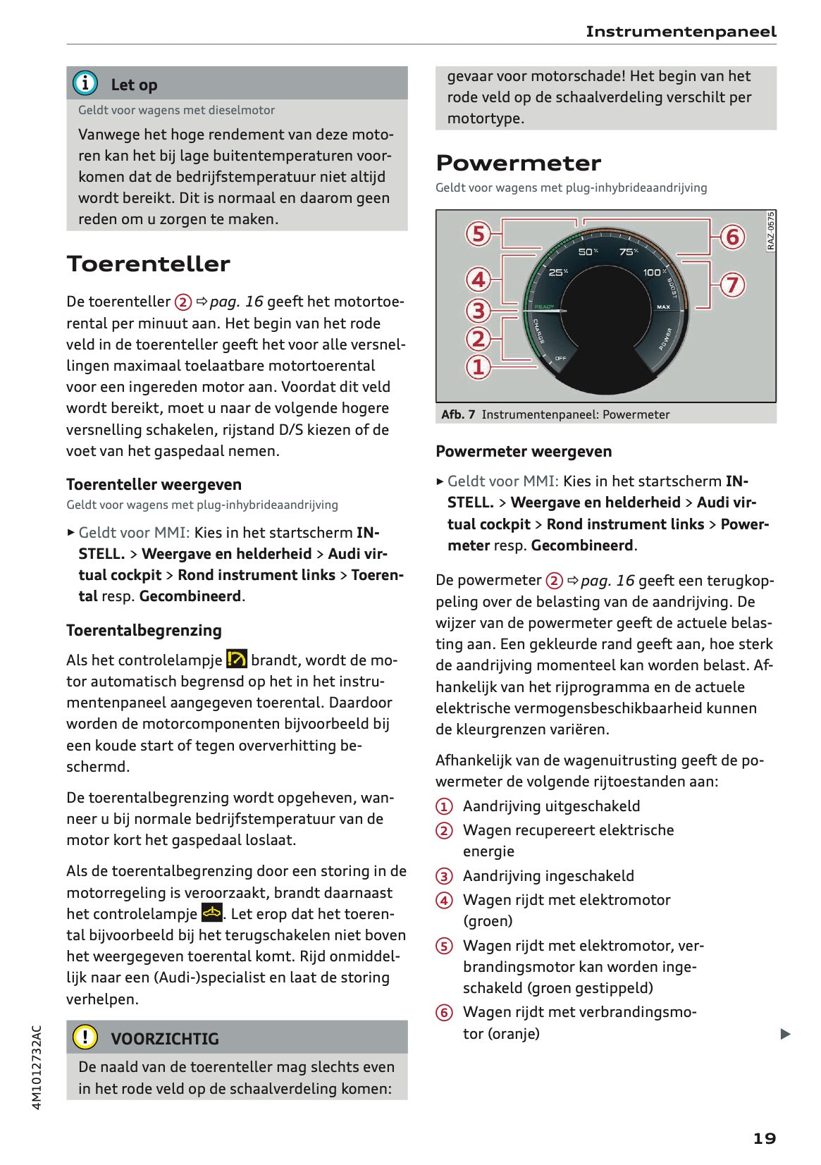 2020-2021 Audi Q7 Owner's Manual | Dutch