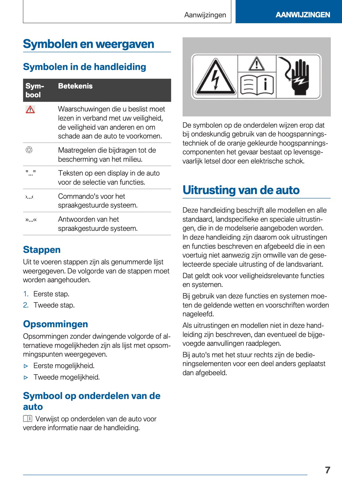 2020 BMW X3 Plug-in-Hybrid Owner's Manual | Dutch