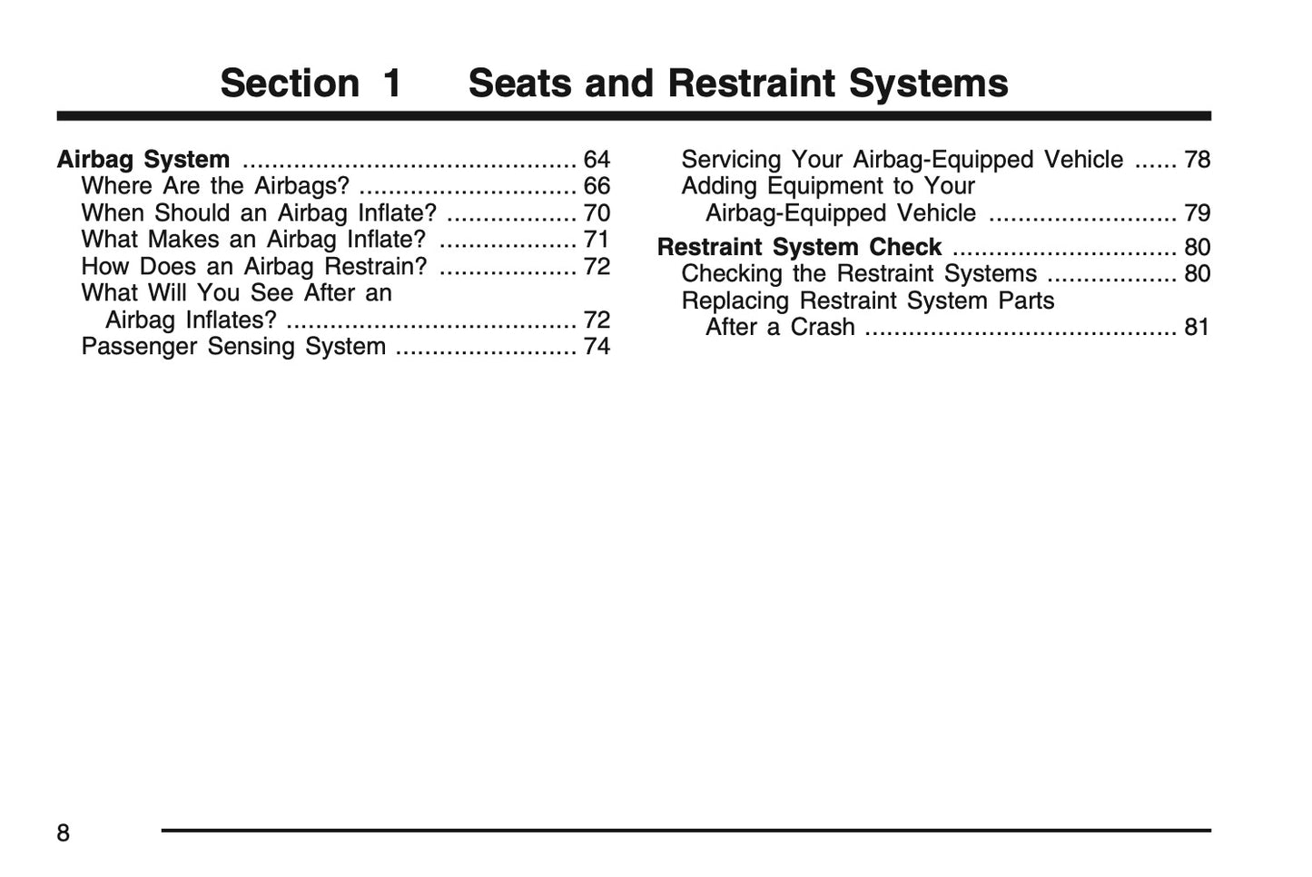 2007 Cadillac STS/STS-V Owner's Manual | English