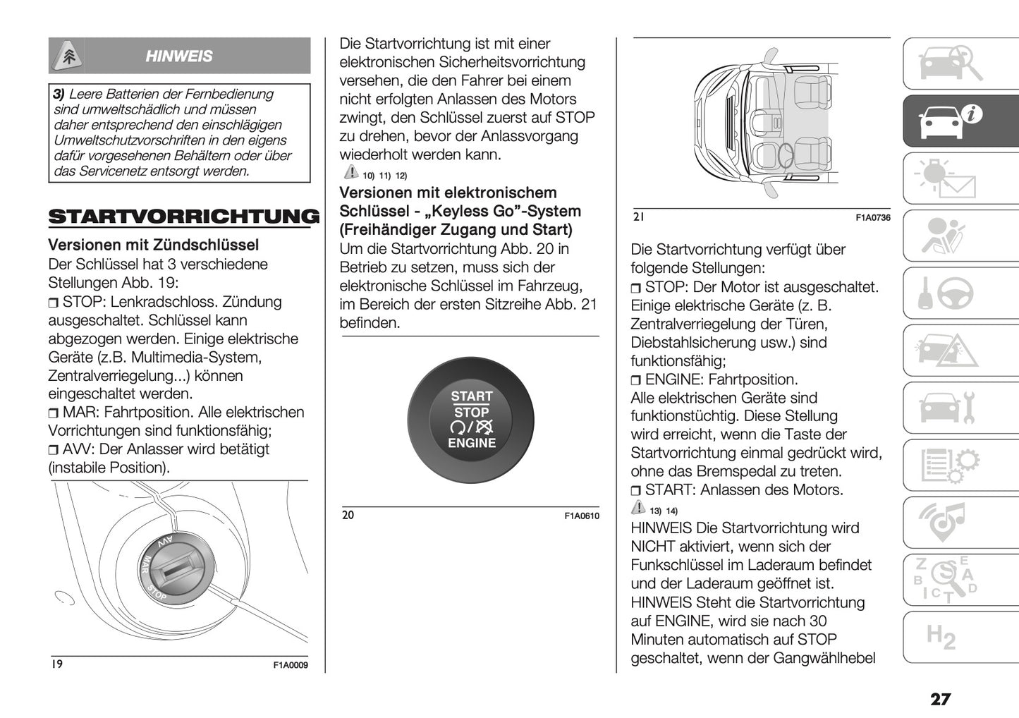 2024-2025 Citroën Jumper/Relay Owner's Manual | German
