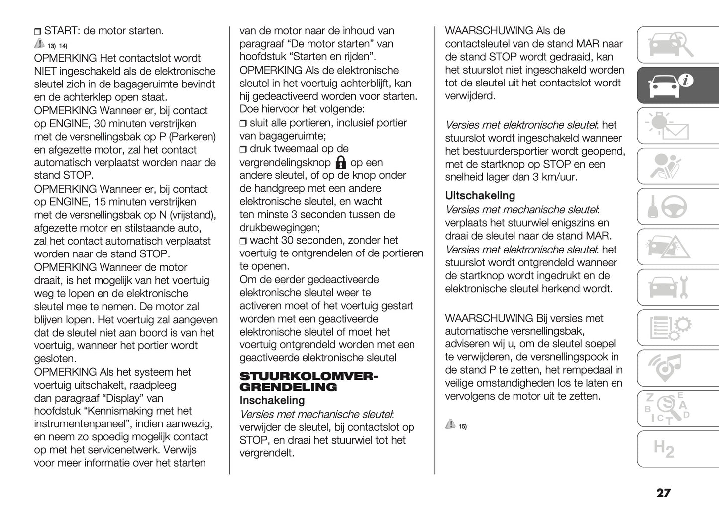 2024-2025 Citroën Jumper/Relay Owner's Manual | Dutch