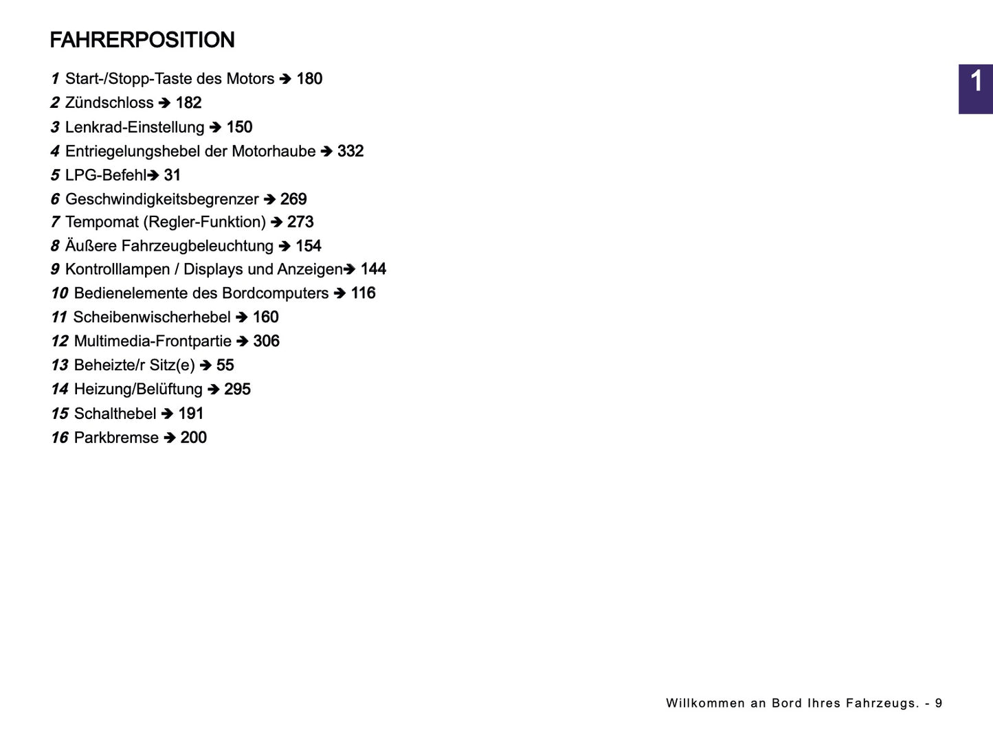 2024-2025 Dacia Jogger Owner's Manual | German