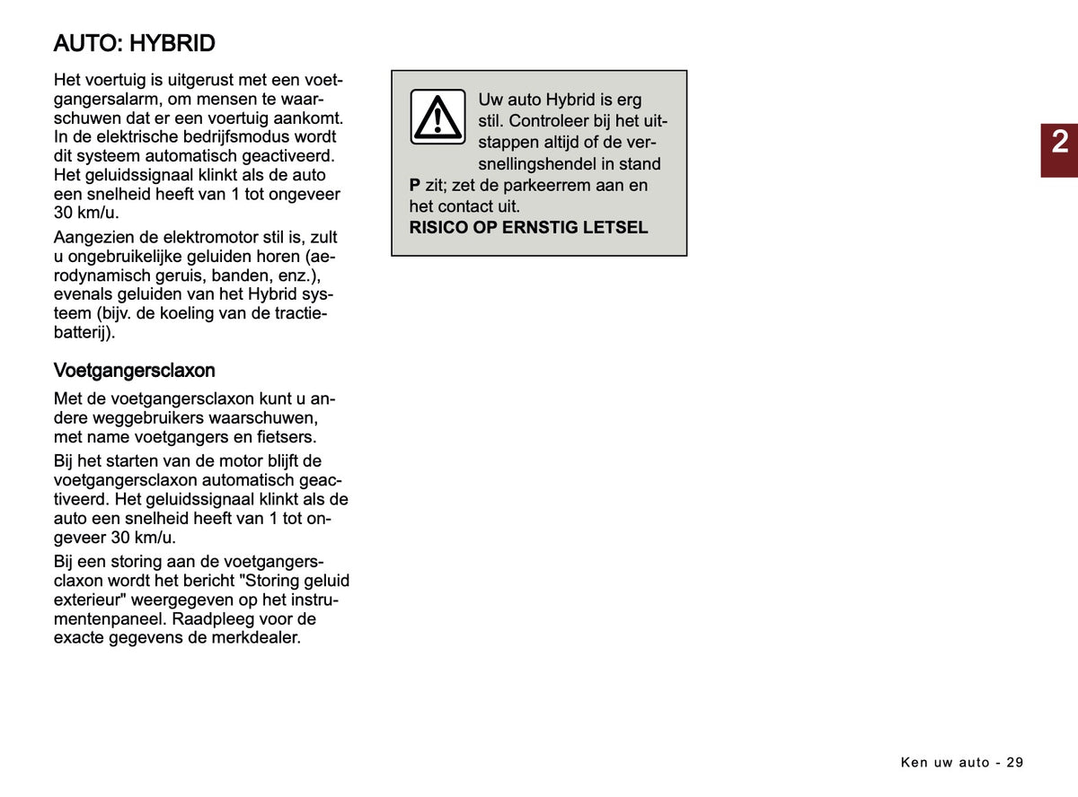 2026 Dacia Jogger Owner's Manual | Dutch