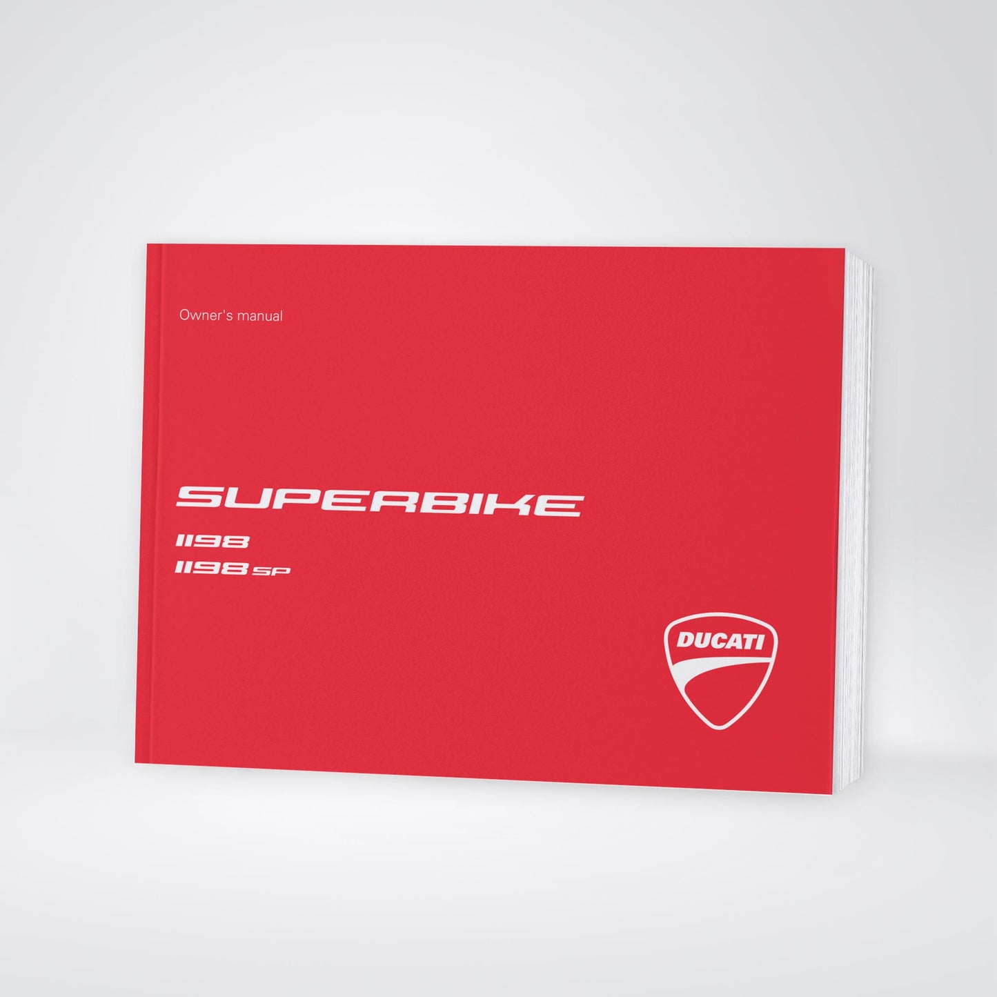 2009-2011 Ducati 1198/1198 SP Owner's Manual | English