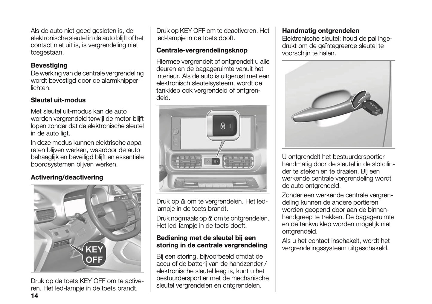 2023-2025 Fiat Doblo Owner's Manual | Dutch