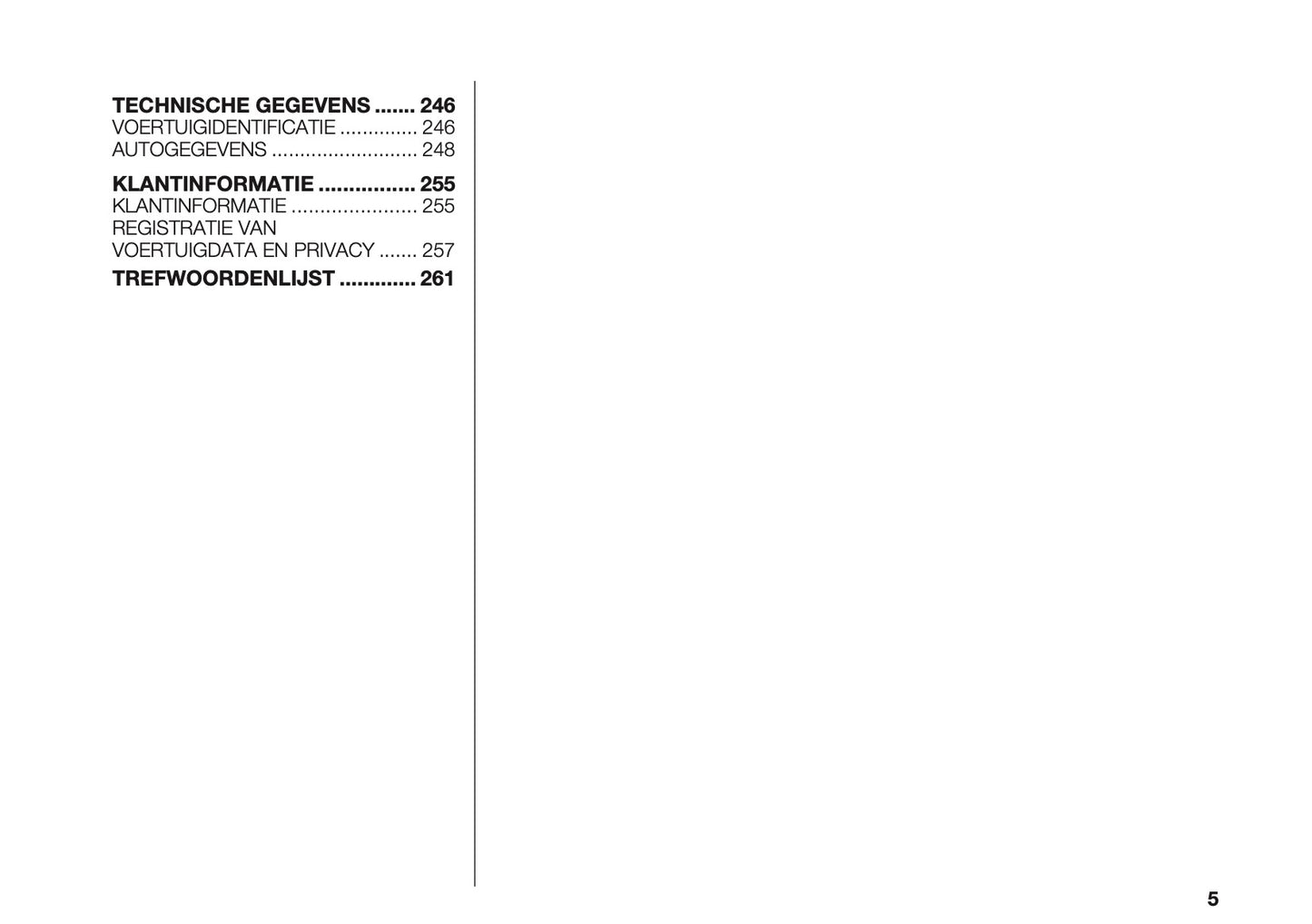 2023-2025 Fiat Doblo Owner's Manual | Dutch
