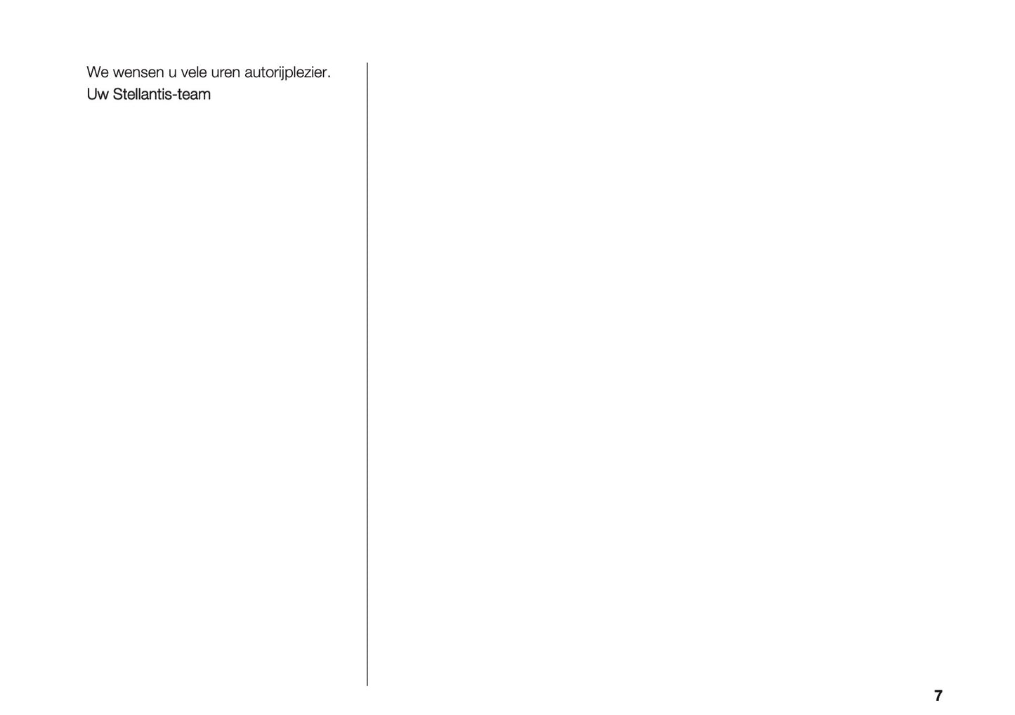 2023-2025 Fiat Doblo Owner's Manual | Dutch
