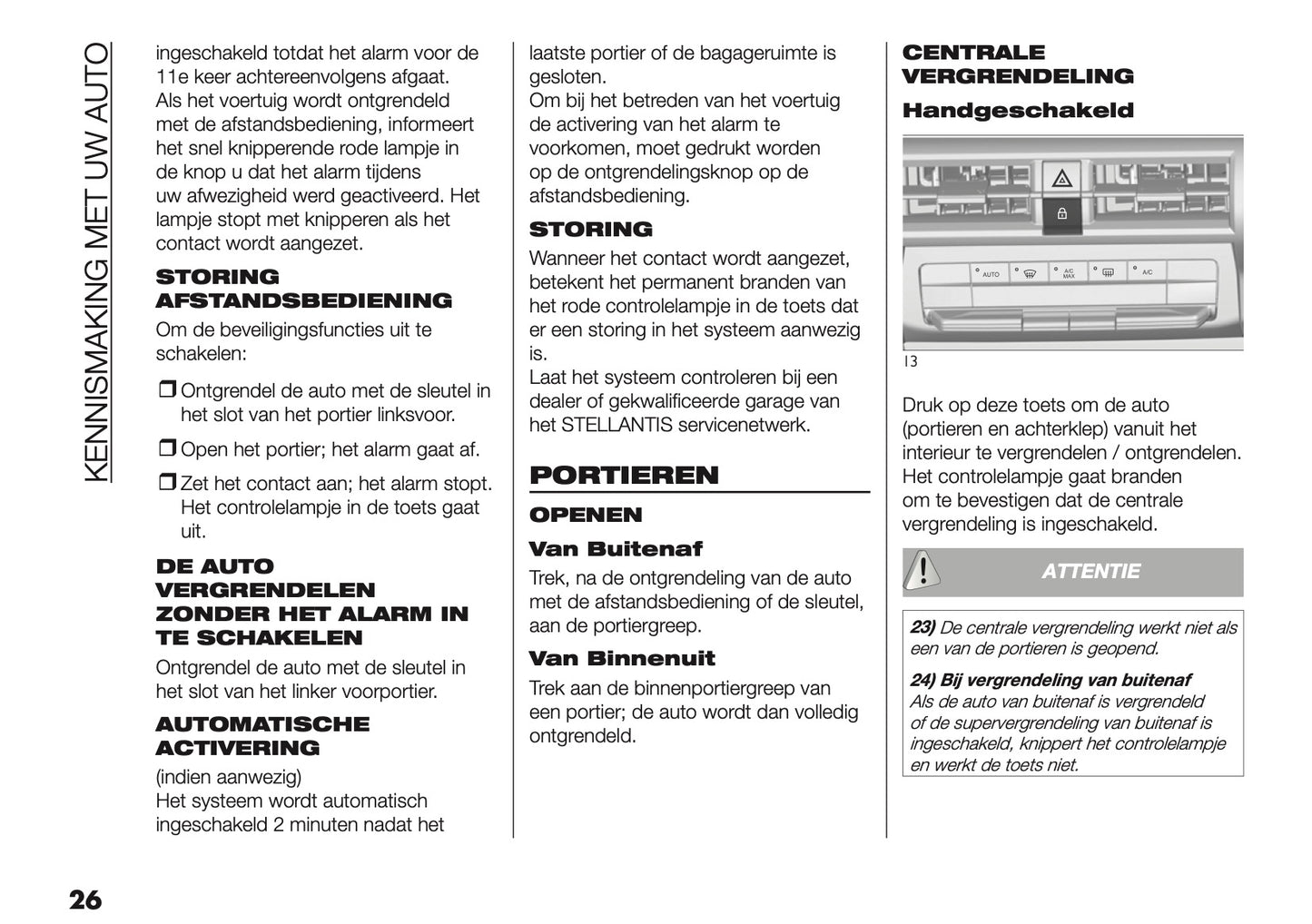 2025 Fiat Grande Panda Owner's Manual | Dutch