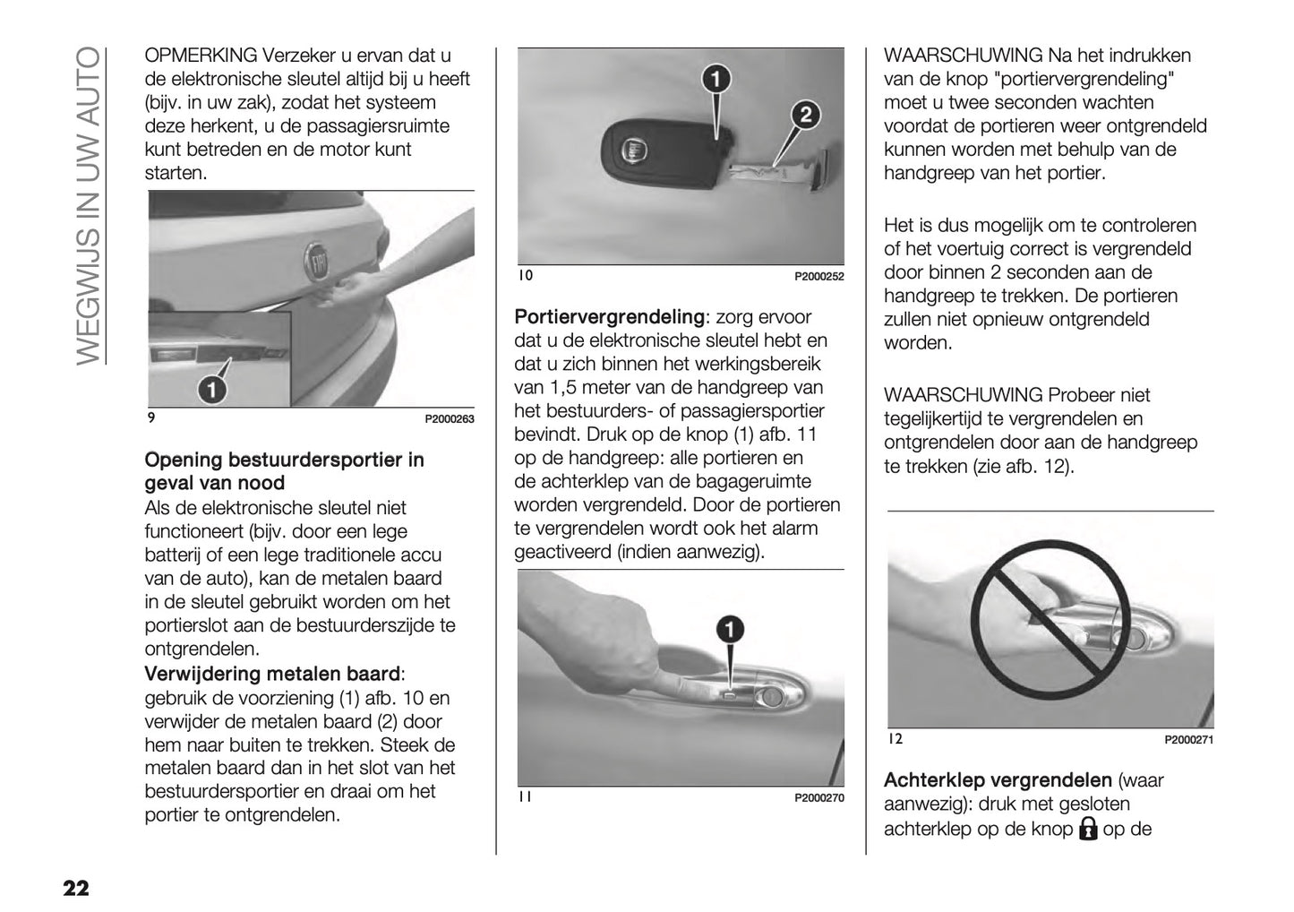2023 Fiat Tipo 5 Door/Station Wagon Owner's Manual | Dutch