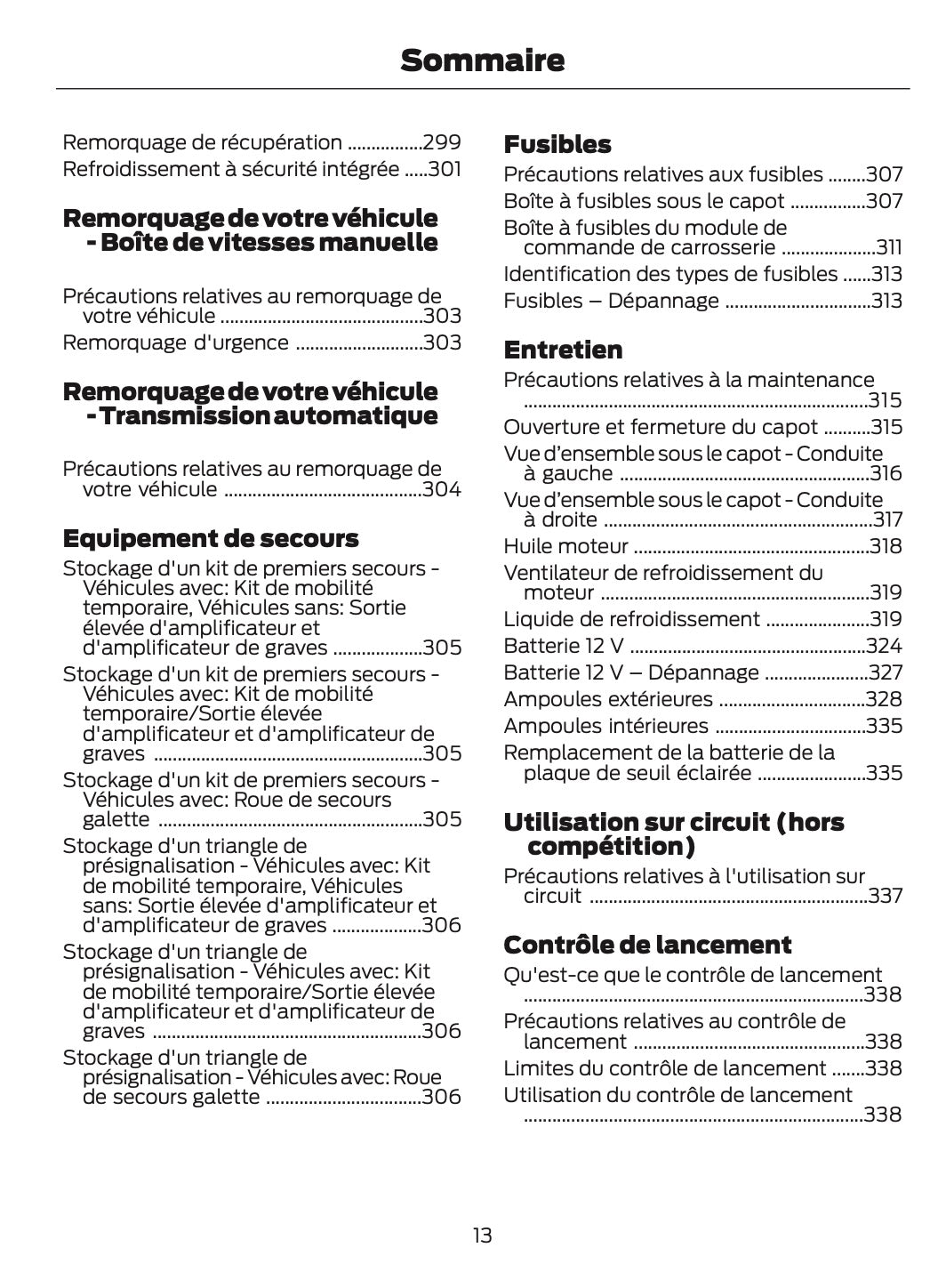 2024 Ford Puma Owner's Manual | French