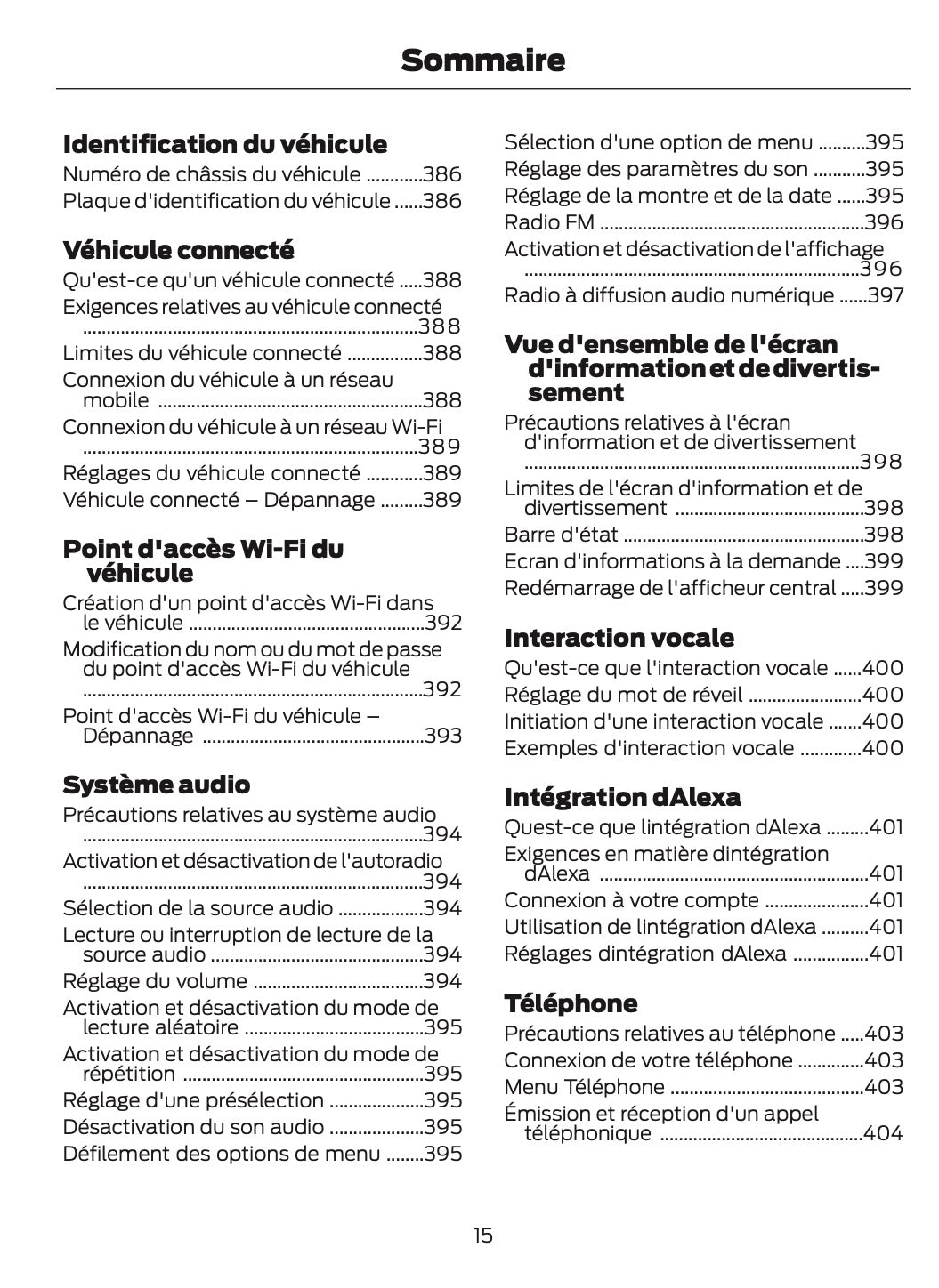 2024 Ford Puma Owner's Manual | French