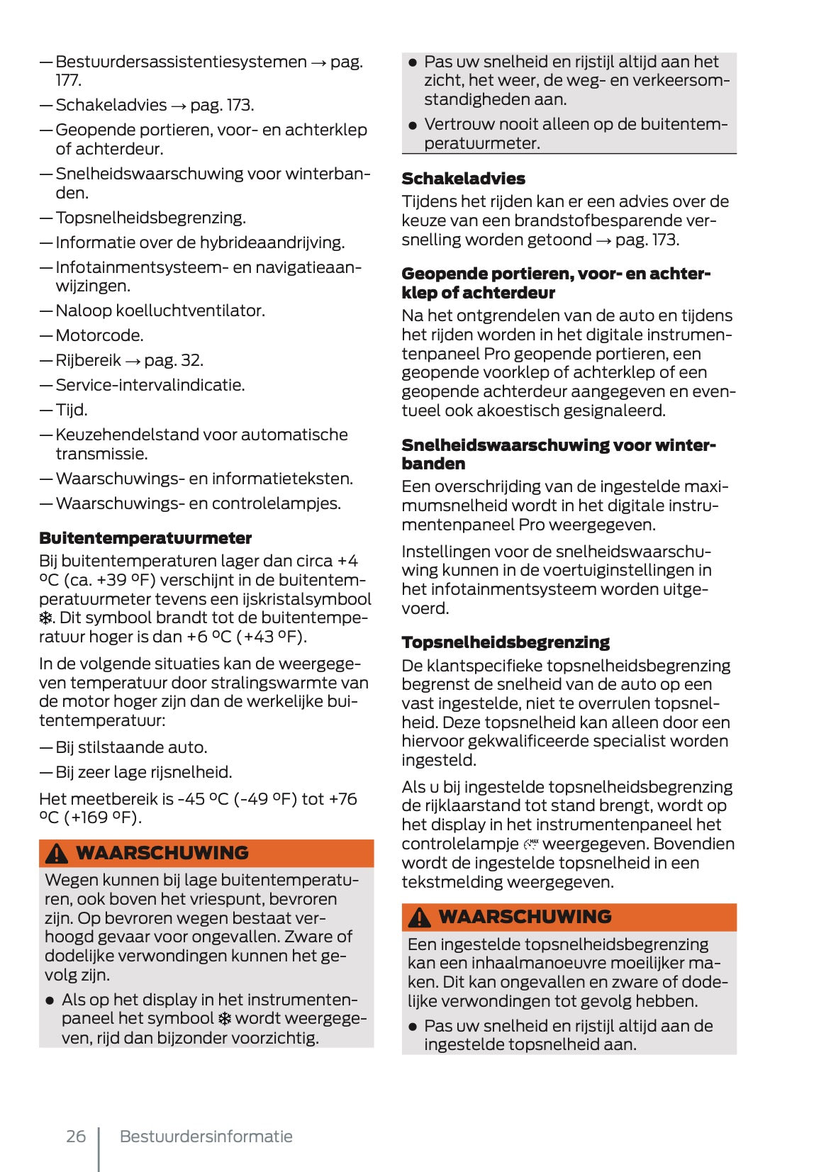 2025 Ford Tourneo Connect/Transit Connect PHEV Gebruikershandleiding | Nederlands