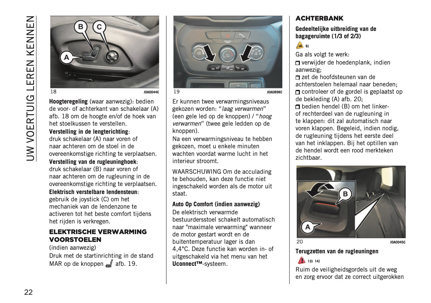 2020-2021 Jeep Renegade Gebruikershandleiding | Nederlands