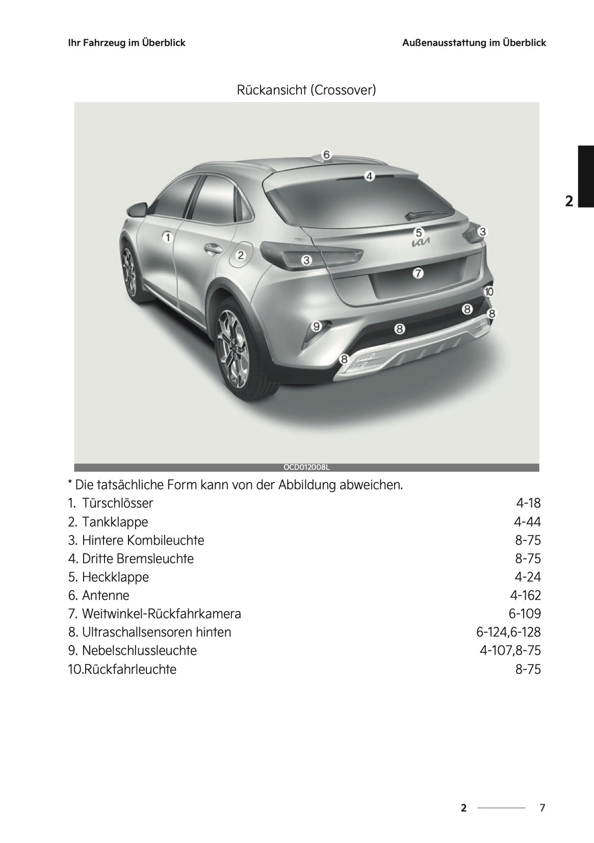 2024-2025 Kia Ceed/ProCeed/XCeed Owner's Manual | German